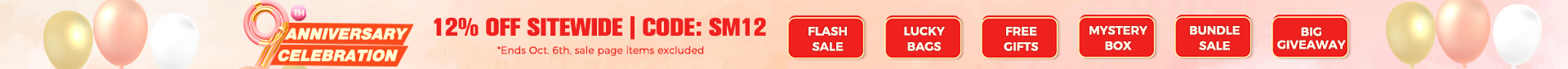 Sourcemore 9th Anniversary Sale