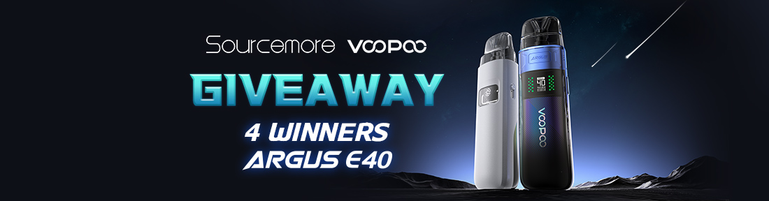 Sourcemore VOOPOO Argus E40 Kit Giveaway