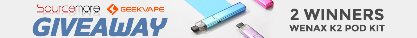 Sourcemore X GeekVape Wenax K2 Kit Giveaway