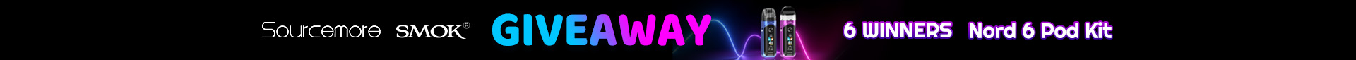 Sourcemore X SMOK Nord 6 Pod Kit Giveaway