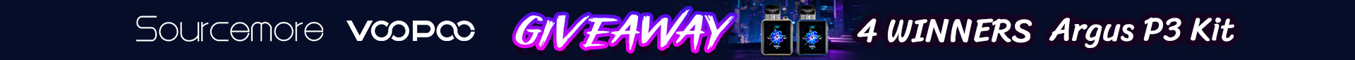 Sourcemore X VOOPOO Argus P3 Kit Giveaway