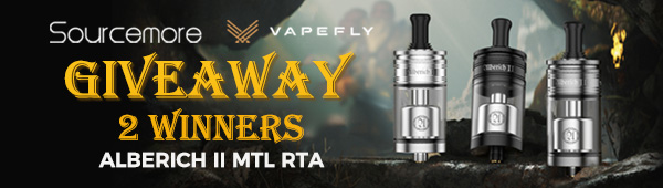 Sourcemore X Vapefly Alberich II 2 MTL RTA Giveaway