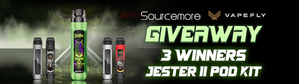 Sourcemore X Vapefly Jester II 2 Pod Kit Giveaway