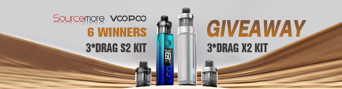 VOOPOO Drag S2 and Drag X2 Kit Giveaway