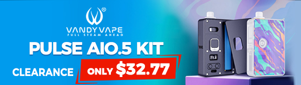 Vandy Vape Pulse AIO.5 Kit Clearance Special Price Only 32.77 USD