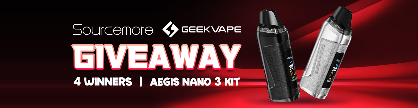 Sourcemore x GeekVape AN 3 (Aegis Nano 3) Kit Giveaway