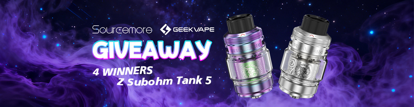 Sourcemore x GeekVape Z Subohm Tank 5 Giveaway