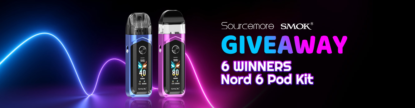 Sourcemore x SMOK Nord 6 Pod Kit Giveaway