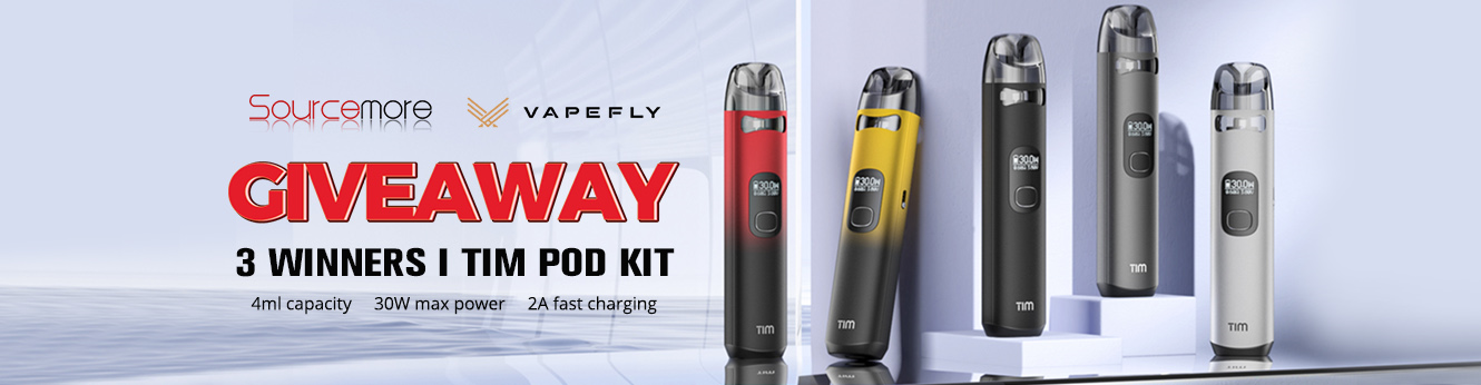Sourcemore x Vapefly Tim Pod Kit Giveaway