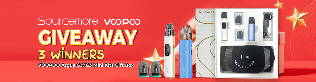 Sourcemore x VOOPOO Argus G3/G3 Mini Kits Gift Box Giveaway