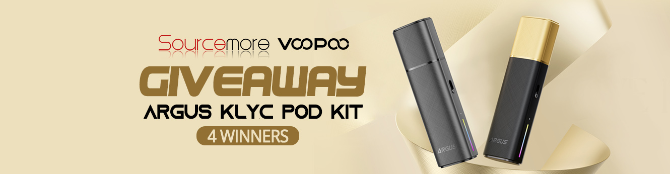 Sourcemore x VOOPOO Argus Klyc Pod Kit Giveaway
