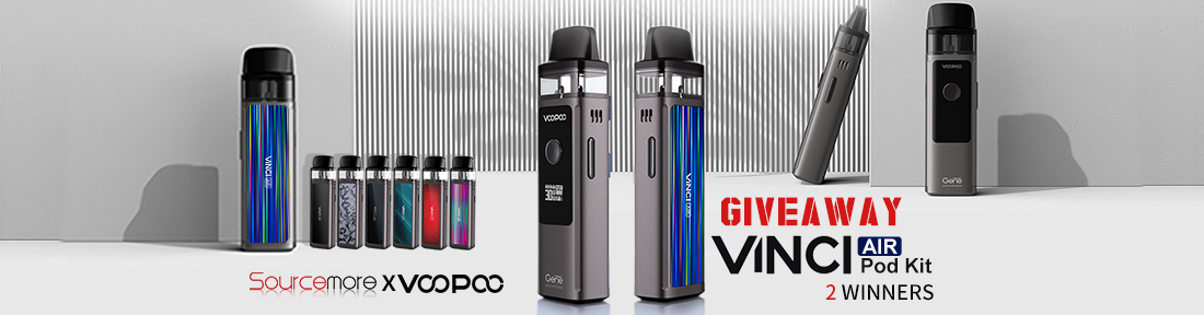 Sourcemore & VOOPOO VINCI AIR Pod Kit Giveaway