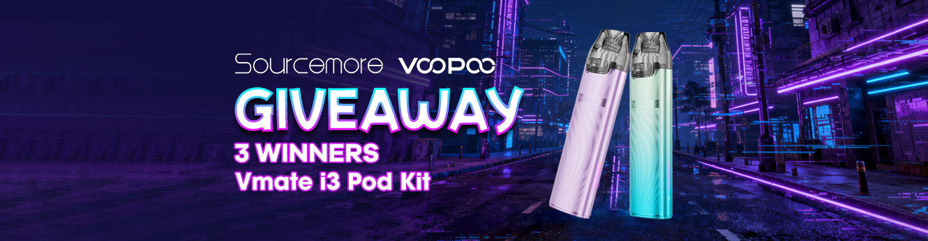 Sourcemore x VOOPOO Vmate i3 Pod Kit Giveaway