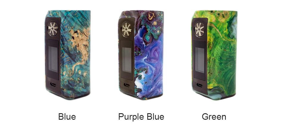 asMODus Minikin 2 Color Kodama 180W Box Mod (Gunmetal Edition) Colors