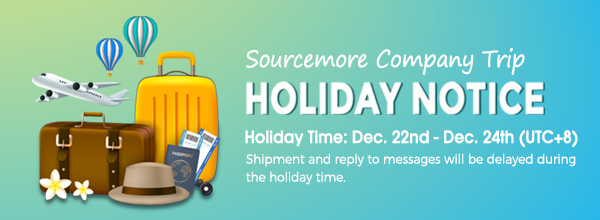 2023 Sourcemore Company Trip Holiday Notice