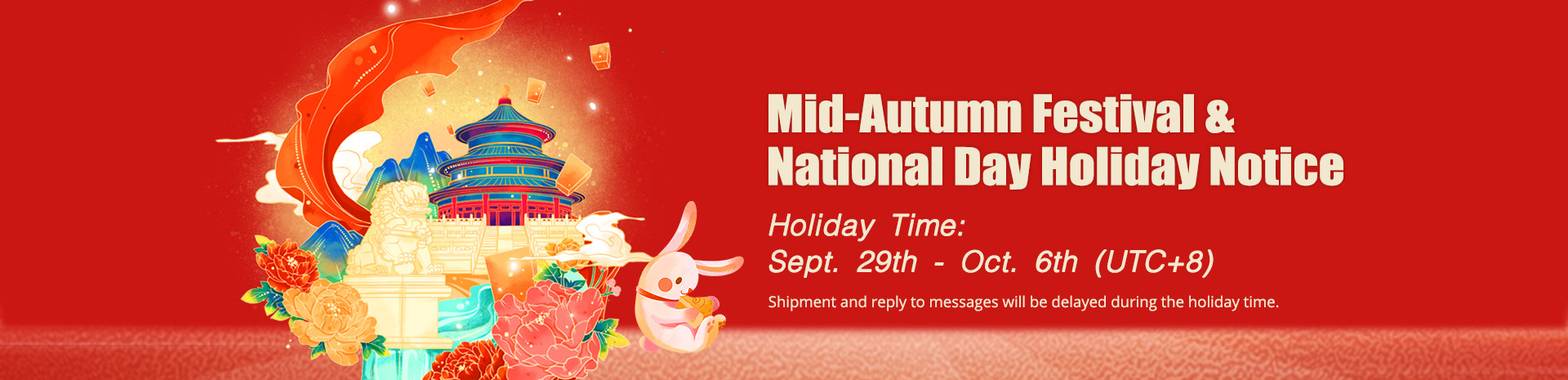 2023 Sourcemore Mid-Autumn Festival and National Day Holiday Notice