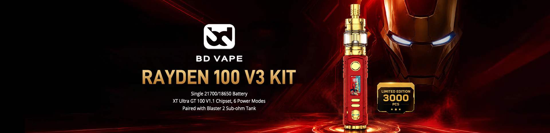 BD Vape Rayden 100 V3 Kit