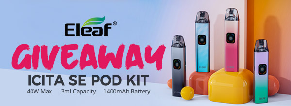 Eleaf iCita SE Pod Kit Giveaway