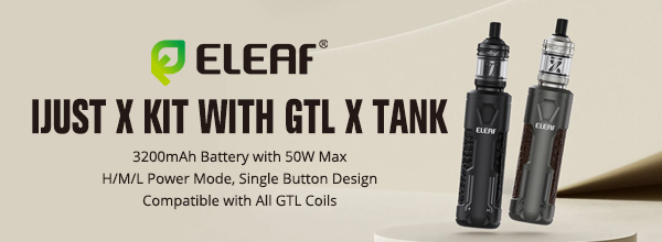 Eleaf iJust X Kit with GTL X Tank