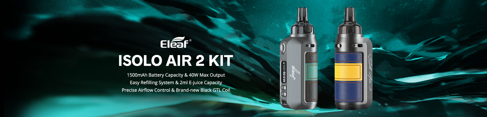 Eleaf iSolo Air 2 Kit Banner