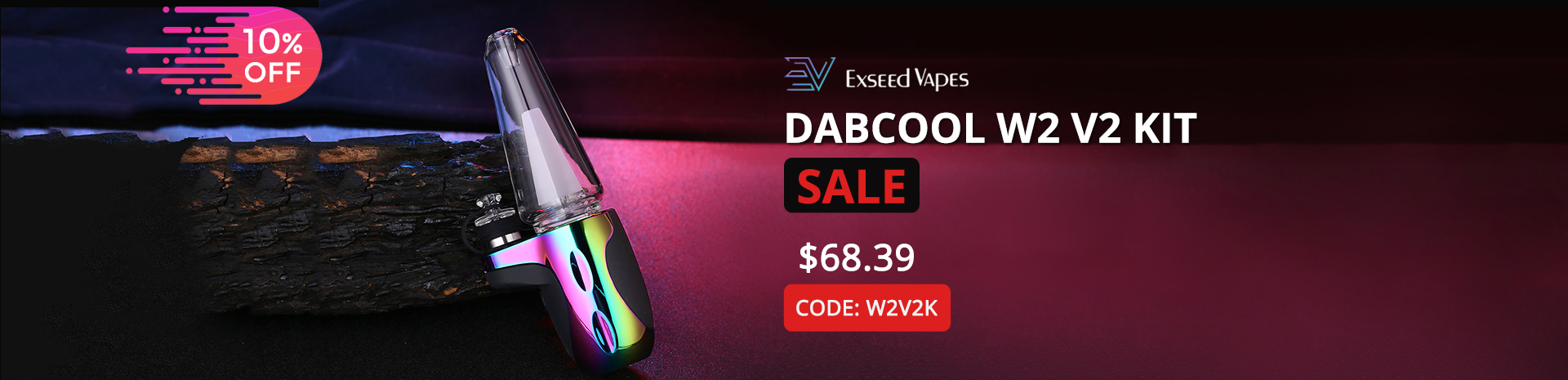 Exseed Vape Dabcool W2 V2 Kit Sale