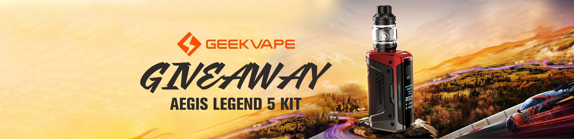 GeekVape Aegis Legend 5 Kit Giveaway
