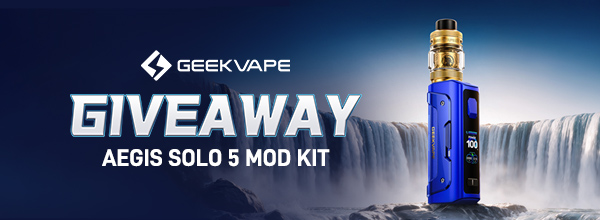 GeekVape Aegis Solo 5 Mod Kit Giveaway