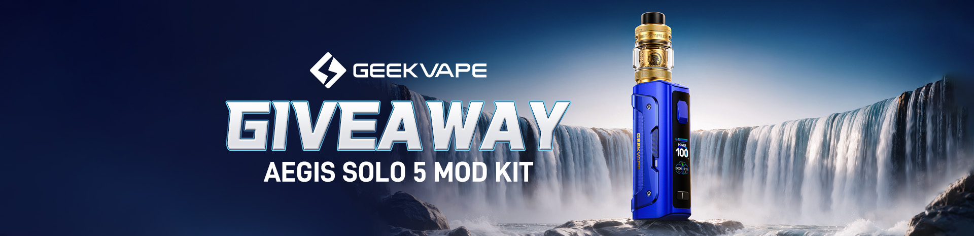GeekVape Aegis Solo 5 Mod Kit Giveaway