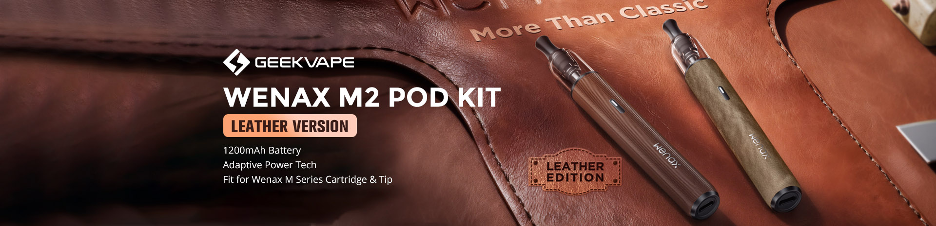 GeekVape Wenax M2 Pod Kit Leather Version