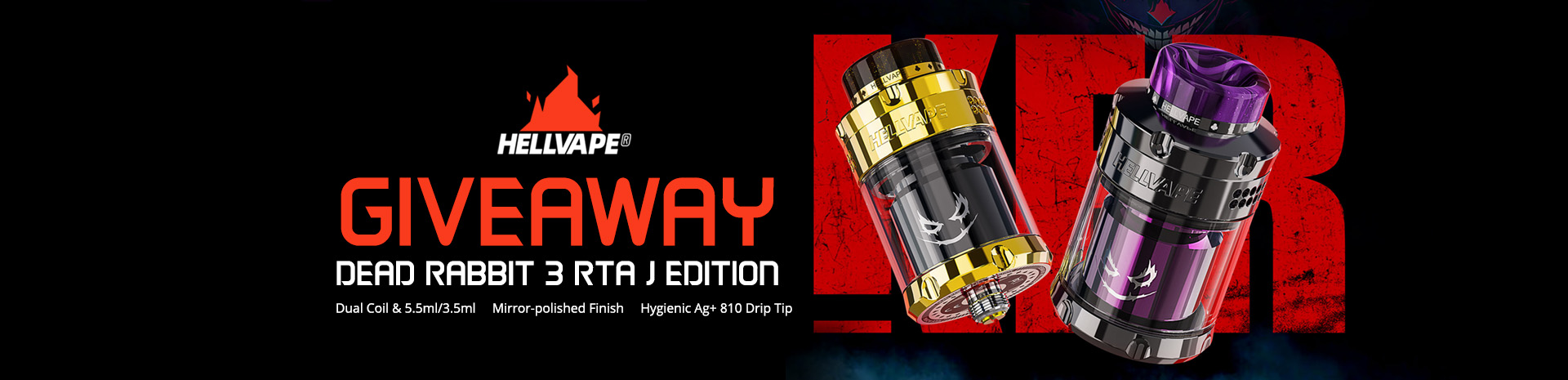 Hellvape Dead Rabbit 3 RTA J Edition Giveaway