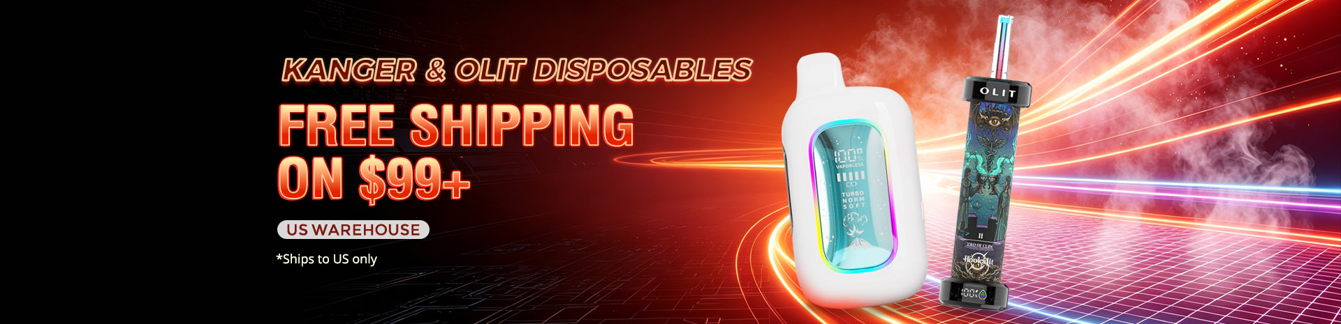 Kanger and Olit Disposable Vape Free Shipping 99USD