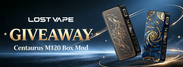 Lost Vape Centaurus M120 Box Mod Giveaway