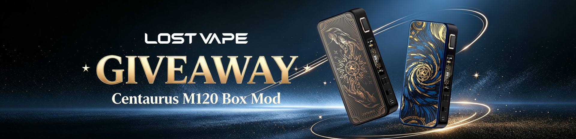 Lost Vape Centaurus M120 Box Mod Giveaway