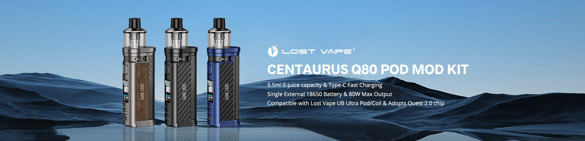 Lost Vape Centaurus Q80 Pod Mod Kit