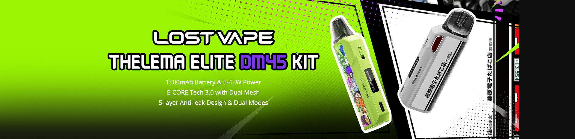 Lost Vape Thelema Elite DM45 Kit