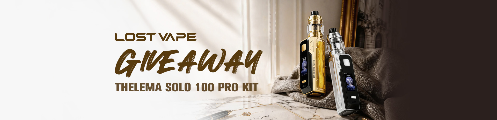 Lost Vape Thelema Solo 100 Pro Giveaway
