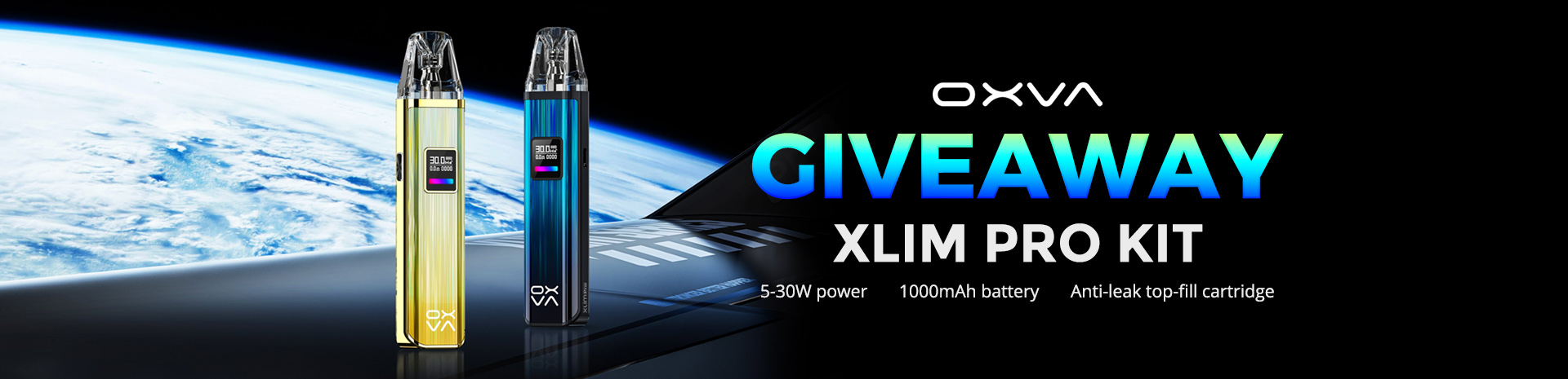 OXVA Xlim Pro Kit Giveaway