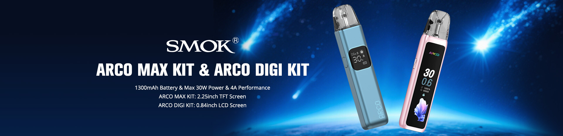 SMOK ARCO Max Kit and SMOK ACRO Digi Kit