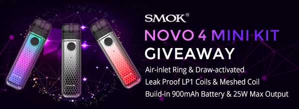 SMOK NOVO 4 Mini Kit Giveaways