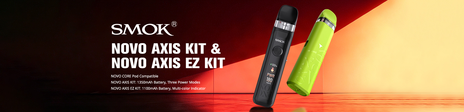 SMOK Novo Axis Kit and Novo Axis EZ Kit