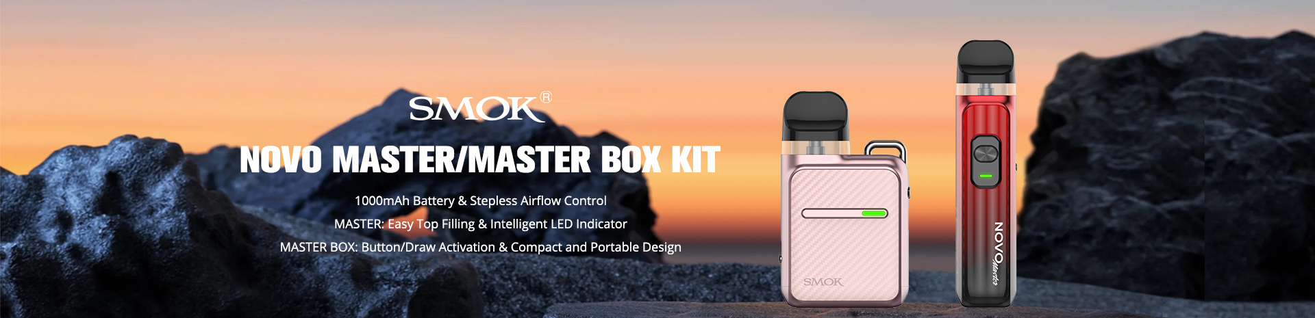 SMOK Novo Master Kit and SMOK Novo Master Box Kit