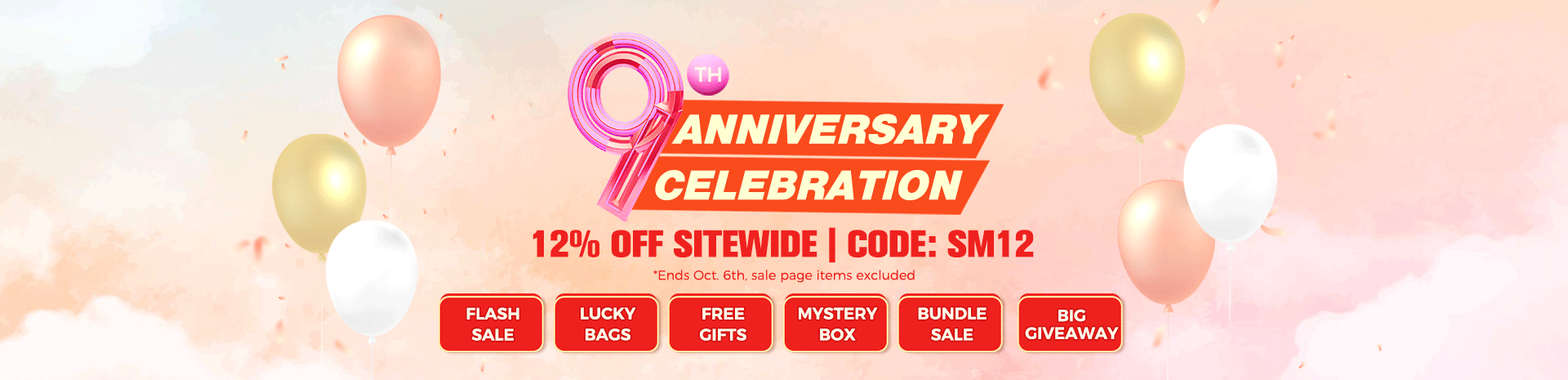 Sourcemore 9th Anniversary Sale