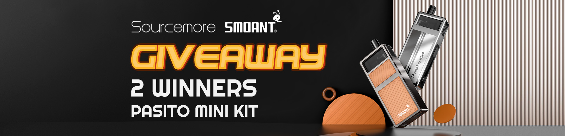 Sourcemore X Smoant Pasito Mini Kit Giveaway