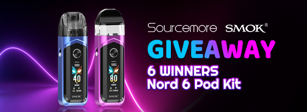 Sourcemore X SMOK Nord 6 Pod Kit Giveaway