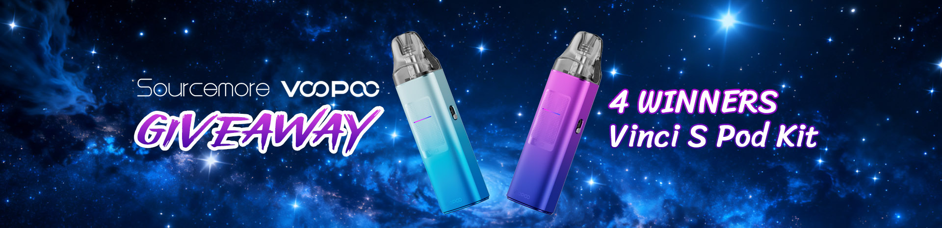Sourcemore X VOOPOO Vinci S Pod Kit Giveaway