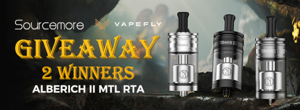 Sourcemore X Vapefly Alberich II 2 MTL RTA Giveaway