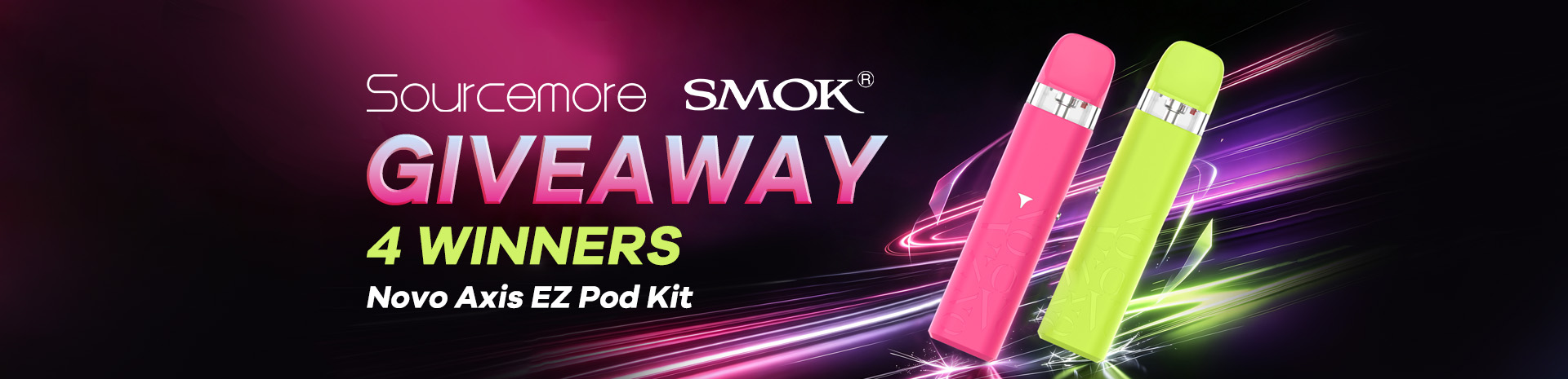 Sourcemore x SMOK Novo Axis EZ Pod Kit Giveaway