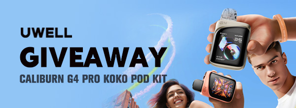 Uwell Caliburn G4 KOKO Pro Kit Giveaway