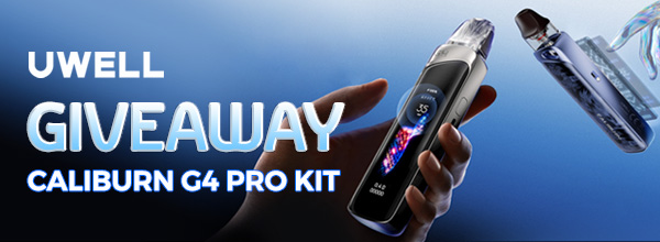 Uwell Caliburn G4 Pro Kit Giveaway