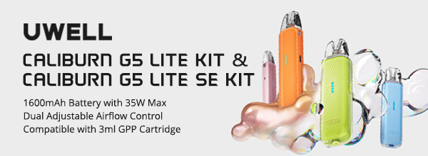 Uwell Caliburn G5 Lite Kit and Uwell Caliburn G5 Lite SE Kit
